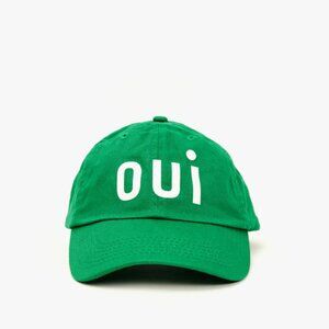 NWT Clare V Green OUI hat